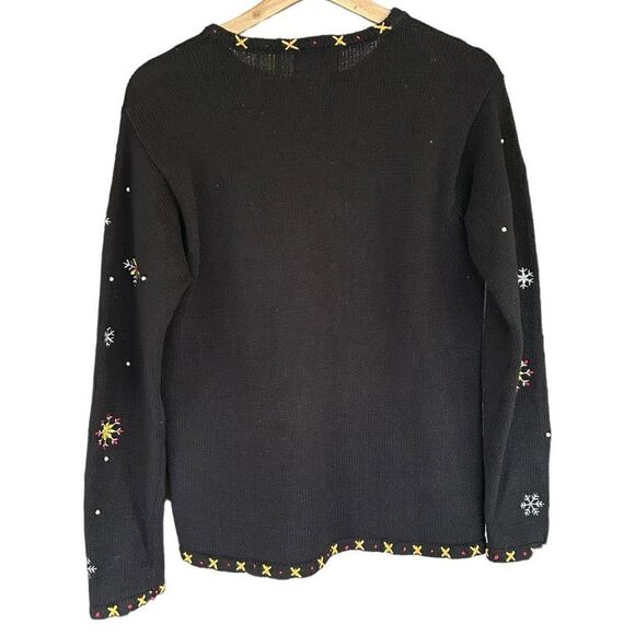 Designers Originals Studio Ho Ho Ho Ice Skating Penguins Christmas Sweater P/P - Picture 2 of 5